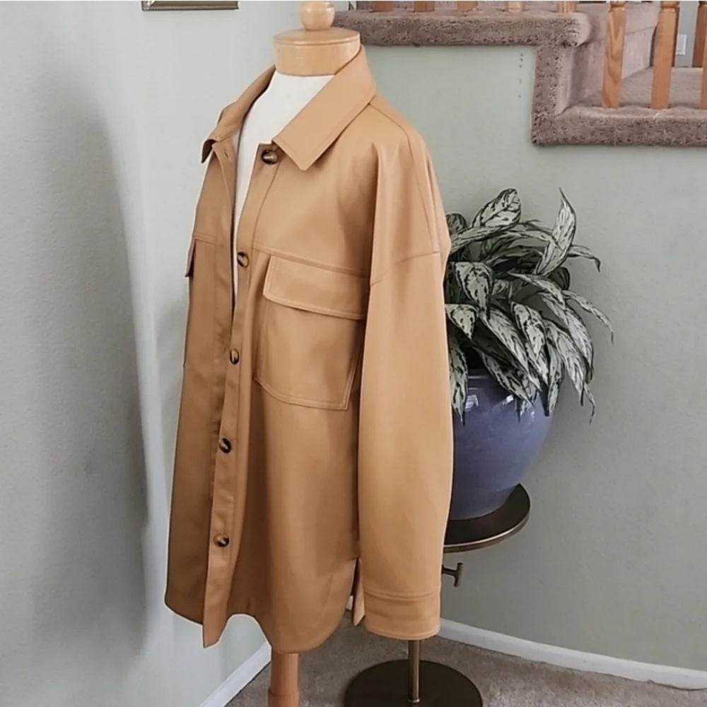 Anthropologie Maeve Faux Leather Jacket – NWT - Picture 12 of 15